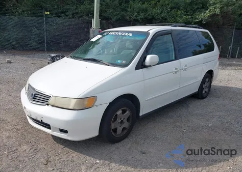 2001 Honda Odyssey Ex from USA, damaged, VIN 2HKRL18601H532480